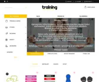 Trainingshowroom.com(Sprzęt sportowy) Screenshot