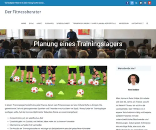 Trainingslager-Reise.de(Planung eines Trainingslagers) Screenshot