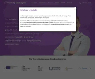 Trainingstrategies.co.uk(Apprenticeship Training Provider Liverpool) Screenshot