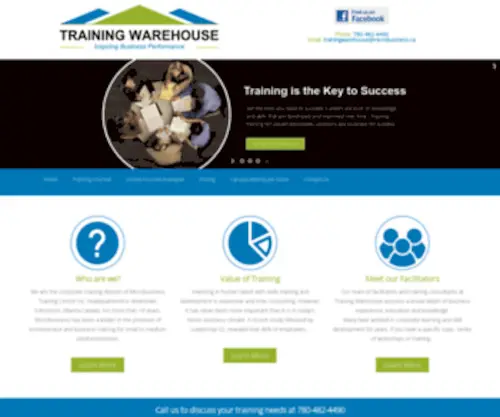 Trainingwarehouse.ca(Training Warehouse WordPress) Screenshot