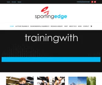 Trainingwithaltitude.co.uk(Altitude Training by Sporting Edge UK) Screenshot