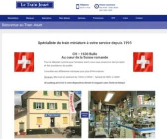 Trainjouet.ch(Bienvenue) Screenshot