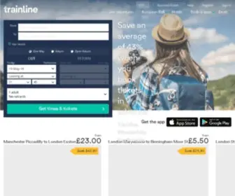 Trainline.com(Search, Compare & Buy Cheap Train & Bus Tickets) Screenshot