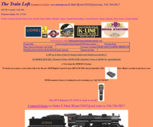 Trainloft.com Screenshot