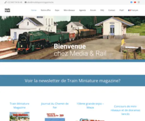 Trainminiaturemagazine.be(Modelspoormagazine) Screenshot