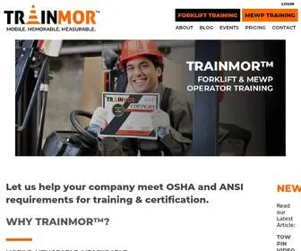 Trainmor.com(Industrial Equipment Operator Training) Screenshot