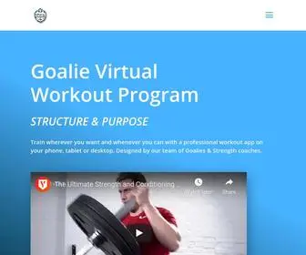 Trainmygoalie.com(Dahan Goaltending) Screenshot