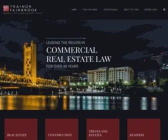 Trainorfairbrook.com(Trainor Fairbrook Attorneys at Law) Screenshot