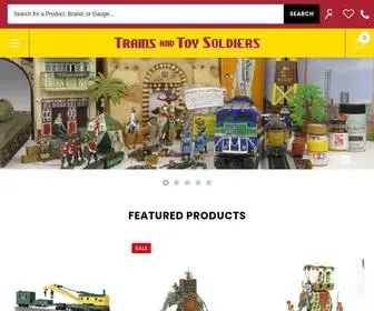 Trainsandtoysoldiers.com(Trains and Toy Soldiers) Screenshot