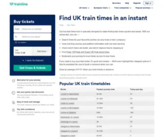 Trainsfares.co.uk(Trainsfares) Screenshot