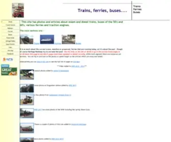 Trainsferriesbuses.co.uk(Trains, ferries, buses) Screenshot