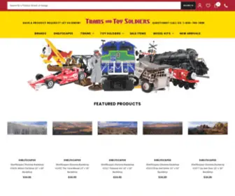 Trainsgalore.com(Trains and Toy Soldiers) Screenshot