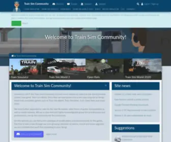 Trainsimcommunity.com(Train Sim Community) Screenshot