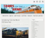 Trainsonthebrain.com Screenshot