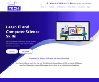 Trainthetech.com(IT Training Online) Screenshot