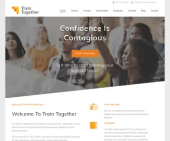 Traintogetherltd.co.uk(Independent Training Provider) Screenshot