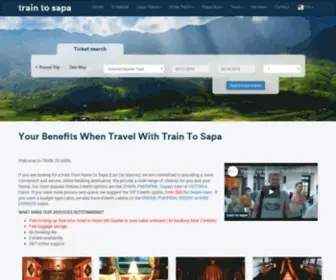 Traintosapa.com(Train from Hanoi to Sapa) Screenshot