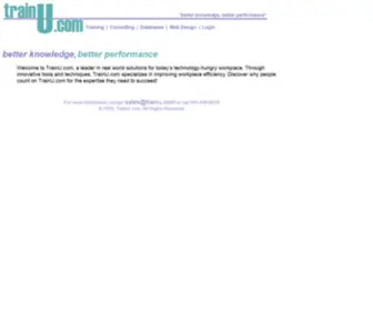 Trainu.com(Better Knowledge) Screenshot