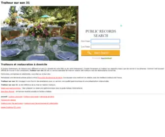 Traiteur31.com(Traiteur sur son 31 : traiteurs et repas à domicile) Screenshot