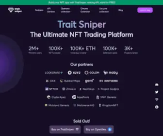 Traitsniper.com(Paving a new path) Screenshot