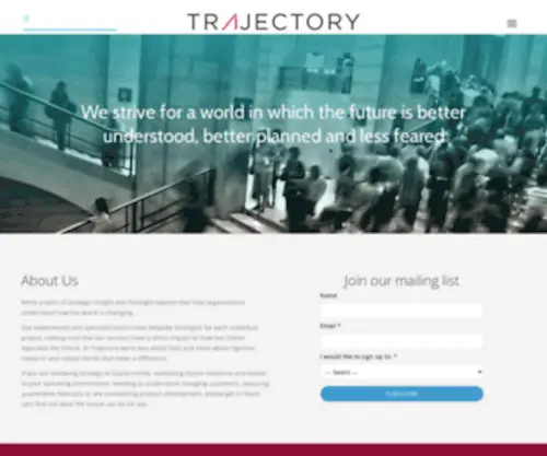 Trajectorypartnership.com(Trajectory) Screenshot
