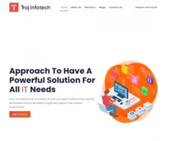 Trajinfotech.com(Traj Infotech Traj Infotech Private Limited) Screenshot