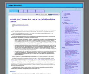 Trak-Community.org(TRAK Community ) Screenshot