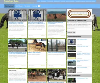 Trakehnertube.com(Trakehner Tube) Screenshot