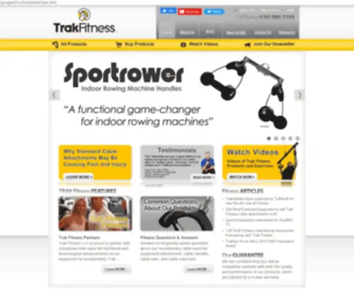 Trakfitnessllc.com(Trak Fitness LLC) Screenshot