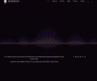 Trakhmann.com(Audio solutions) Screenshot