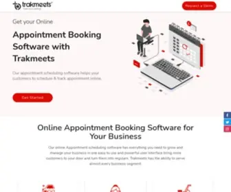 Trakmeets.com(Appointment Scheduling Software) Screenshot