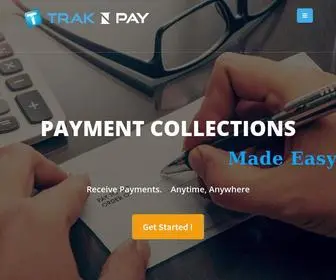 Traknpay.com(Collect payments through your website or our SaaS offerings) Screenshot