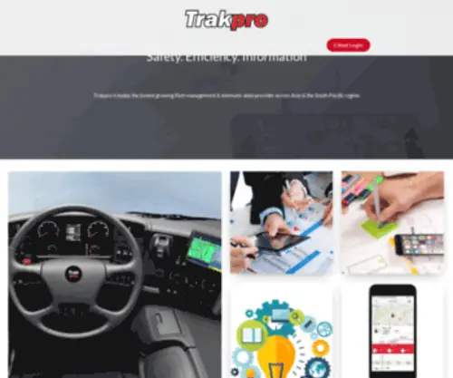 Trakpro.com.au(Fleet Management & Telematic Data Provider) Screenshot