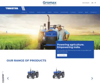 Trakstartractor.com(Gromax) Screenshot