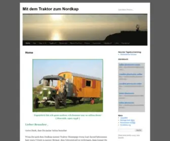 Traktortraum-Nordkap.de(Diese Webseite befindet sich im Aufbau) Screenshot