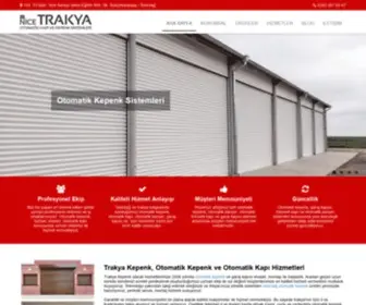 Trakyakepenk.com(Otomatik Kepenk ve Otomatik Kap) Screenshot
