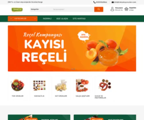 Trakyamyoresel.com(0 doğal köy ürünleri) Screenshot