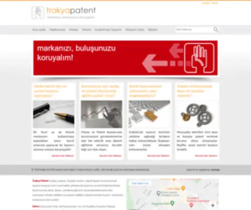 Trakyapatent.com(Trakya Patent) Screenshot
