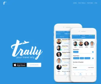 Trallyapp.com(Travel Planner) Screenshot