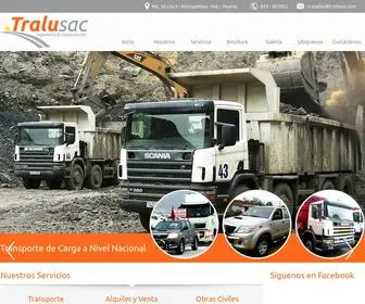 Tralusac.com(Transportes de carga en Huaraz) Screenshot