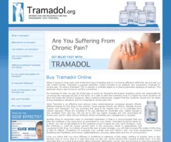 Tramadol.org(What is tramadol) Screenshot