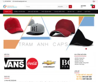 Tramanhcaps.com(Trâm Anh Caps) Screenshot