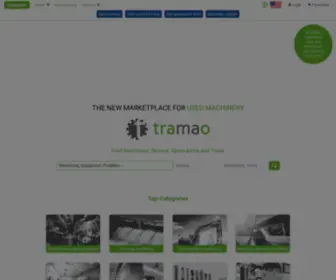 Tramao.com(Find used Machines) Screenshot
