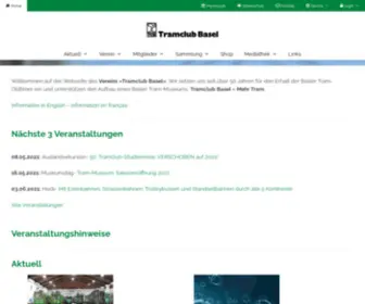 Tramclub-Basel.ch(Tramclub Basel) Screenshot