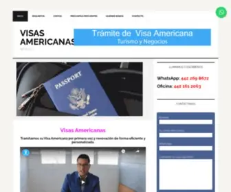 Tramitedevisasamericanas.com(México) Screenshot