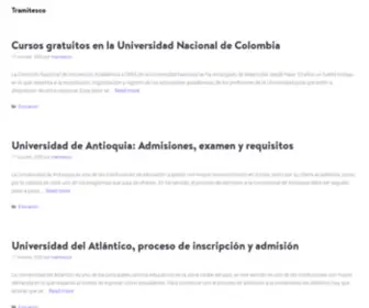 Tramitesco.co(Tramitesco) Screenshot