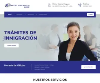 Tramitesinmigracionmiami.com(Te ayudamos de verdad en todos tus tramites migratorios) Screenshot