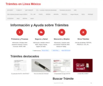 Tramitesmexico.com.mx(Trámites México) Screenshot