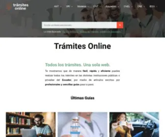 Tramitesonline.top(▷ Tramites Online) Screenshot