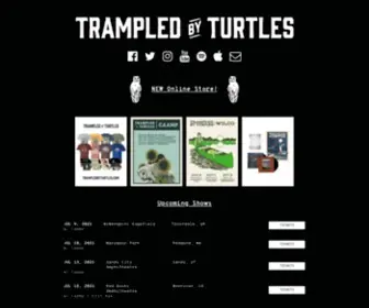 Trampledbyturtles.com(TRAMPLED BY TURTLES) Screenshot